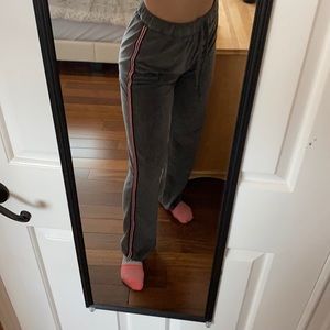 gray fashion nova joggers. size:medium